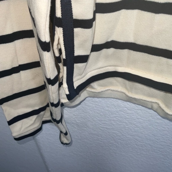 La Ligne Breton Navy Striped Long Sleeve Top - Picture 4 of 9